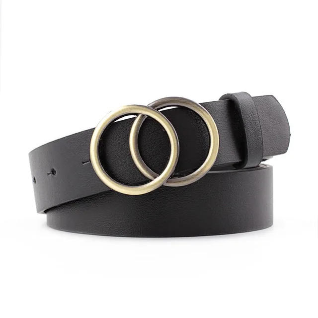 Double ring belt Black - Shop at LoveMi