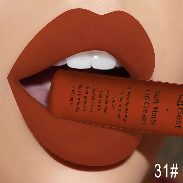 Qibest makeup brand matte lipstick - 31Color