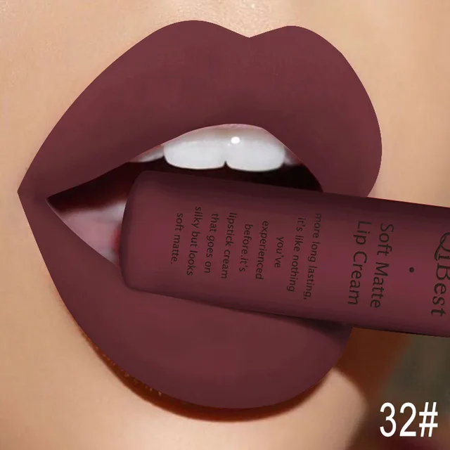 Qibest makeup brand matte lipstick - 32Color