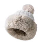 Ladies Winter Princess Hat Mongolian Hat - Beige