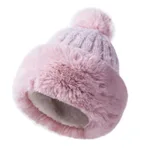 Ladies Winter Princess Hat Mongolian Hat - Pink