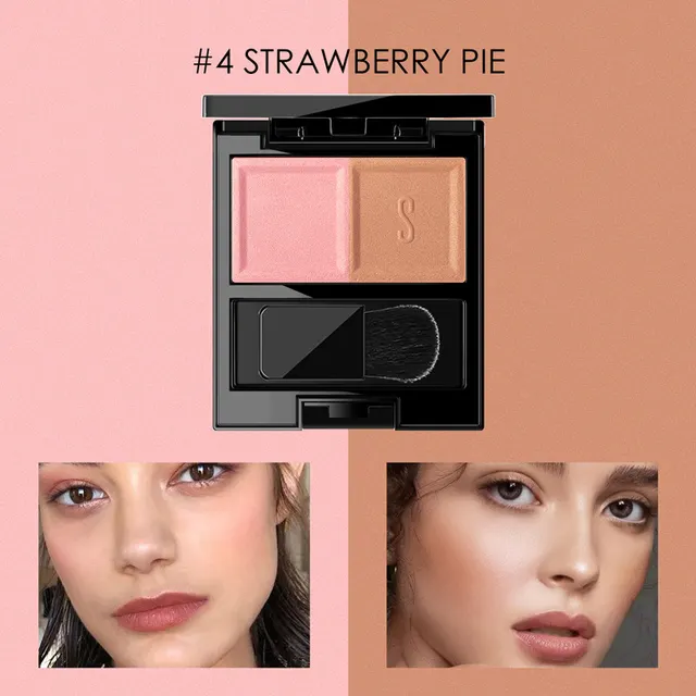 Two-color blush matte finish - 4Color