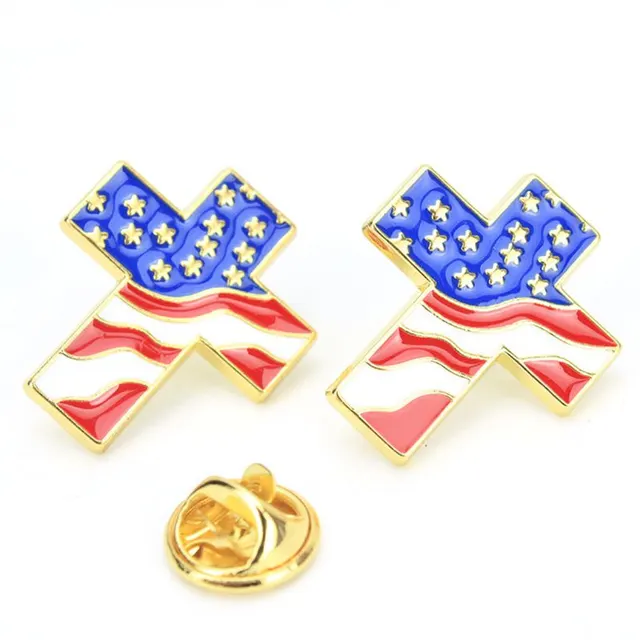 American flag badge Blue Red - Shop at LoveMi
