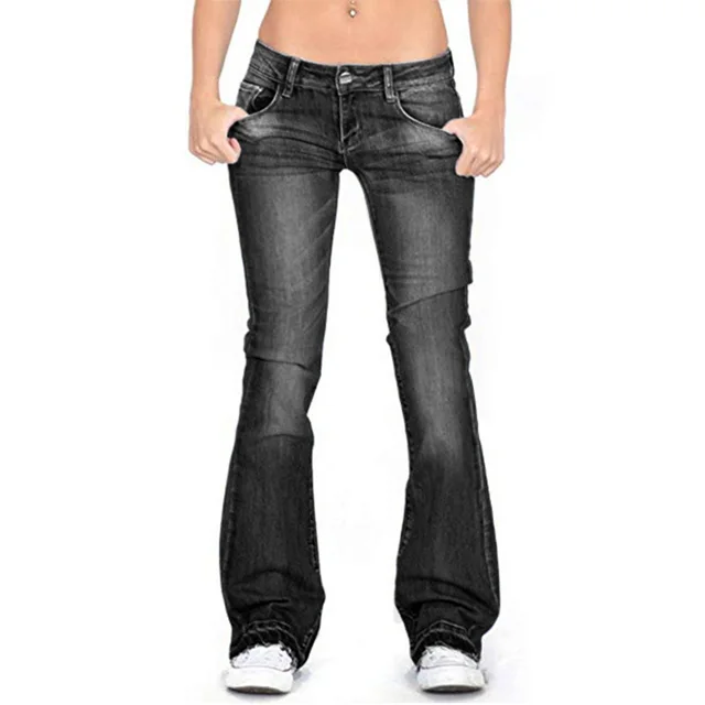 Jeans Women Trousers - Black
