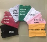 Street Fashion Casual Round Neck Long Sleeve Sweater - Yellow