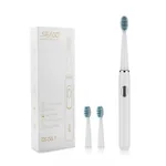 Ultrasonic adult soft hair electric toothbrush - White