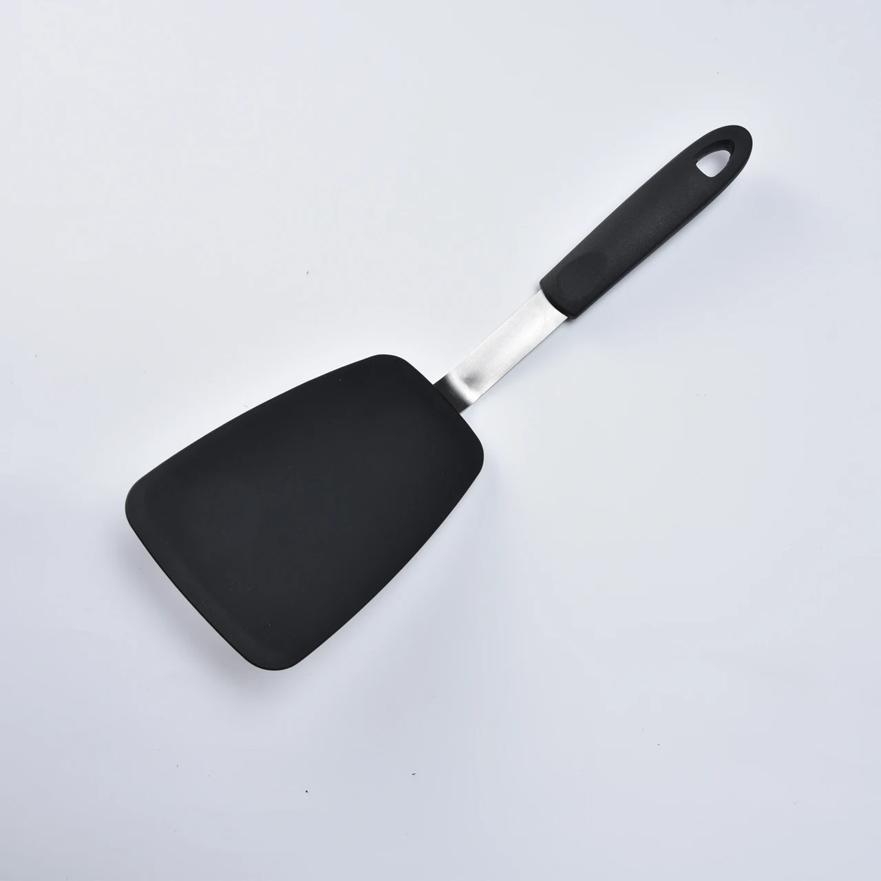 Silica gel kitchenware suit cooking spatula - Black