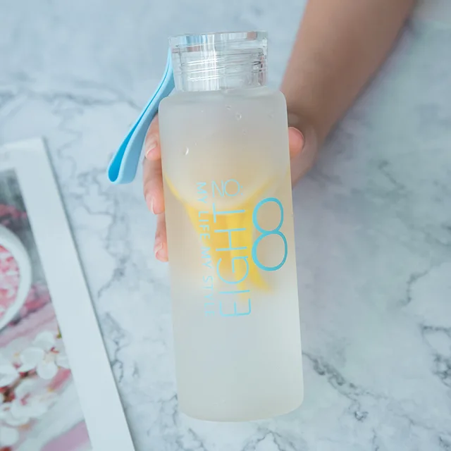 Frosted colored digital glass - Blue 480Ml