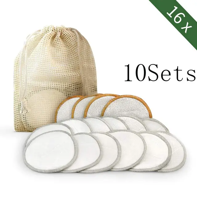Bamboo cotton remover cotton - 10Set 16Pcs