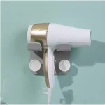Bathroom hair dryer rack free punch hook bracket