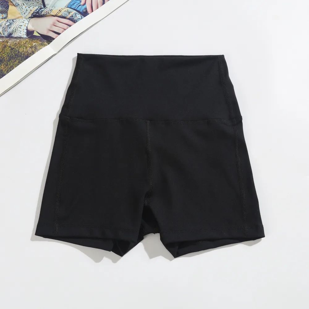 Women's Running Fitness Was Thin Seamless Shorts Black - Shop at LoveMi