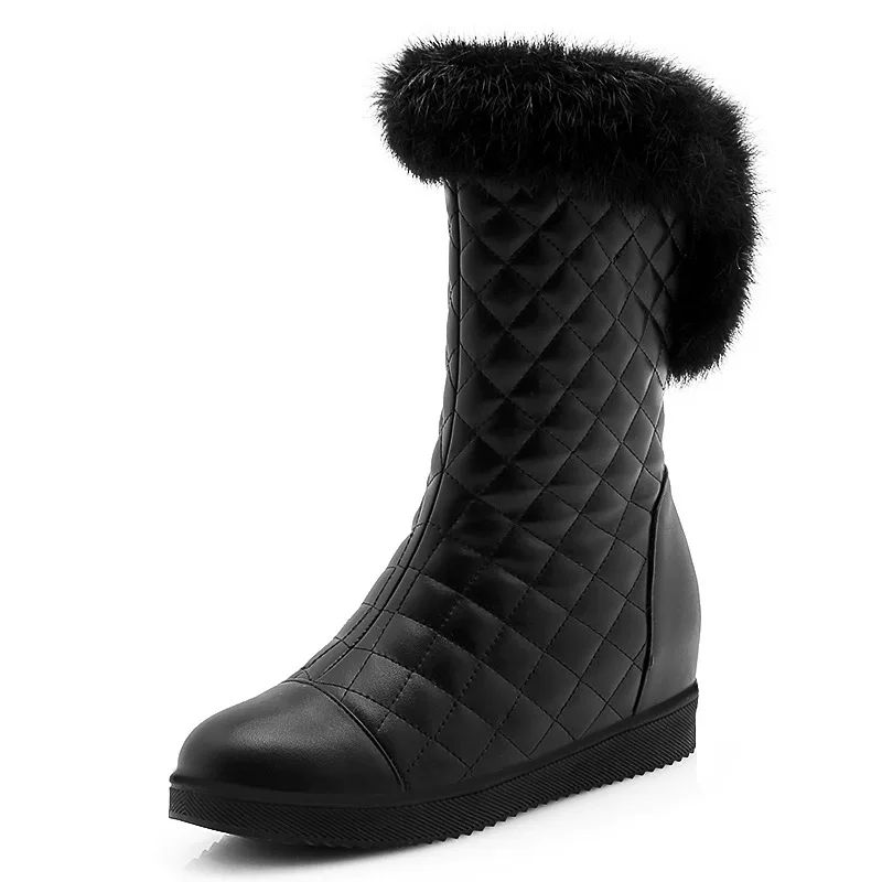 Children's Winter New Snow Boots Plus Velvet Warm Cotton Boots Black - Shop at LoveMi