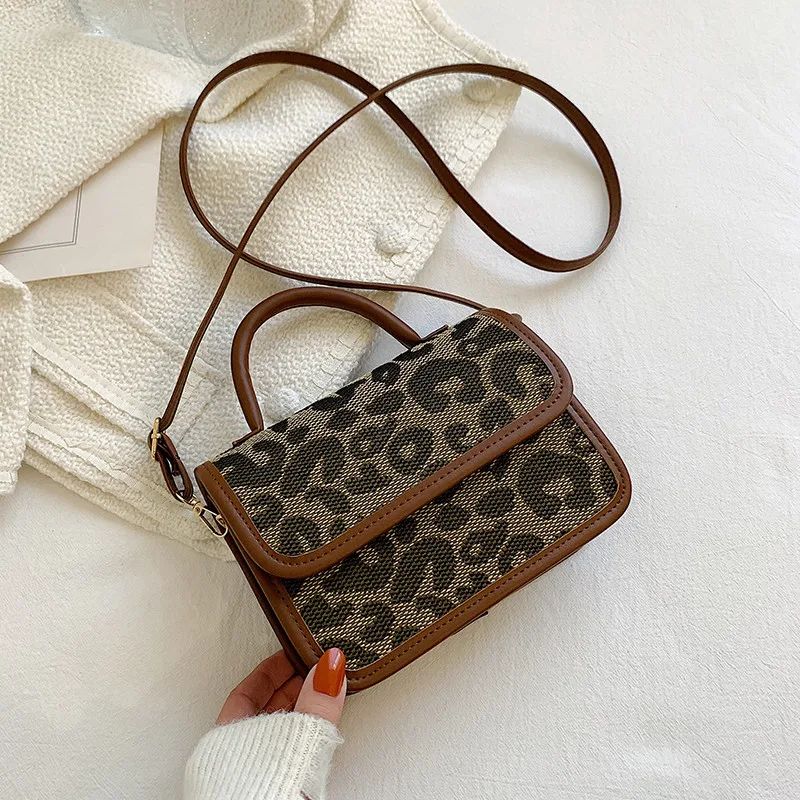Personalized Leopard Print Small Bag Female Fashion Simple Retro Leopard - Shop at LoveMi