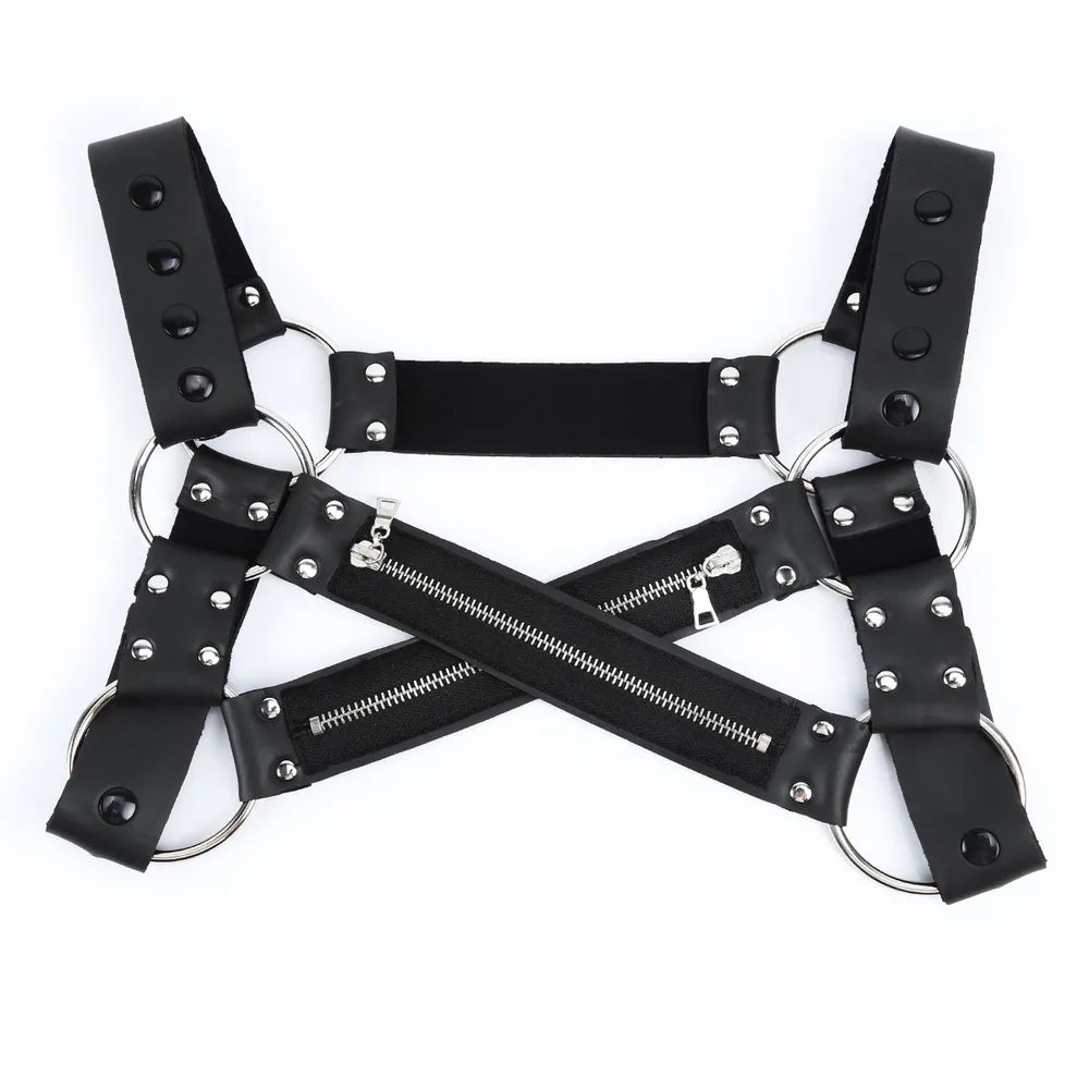 Zippered Clothing Men's Appliance Strap Black - Shop at LoveMi