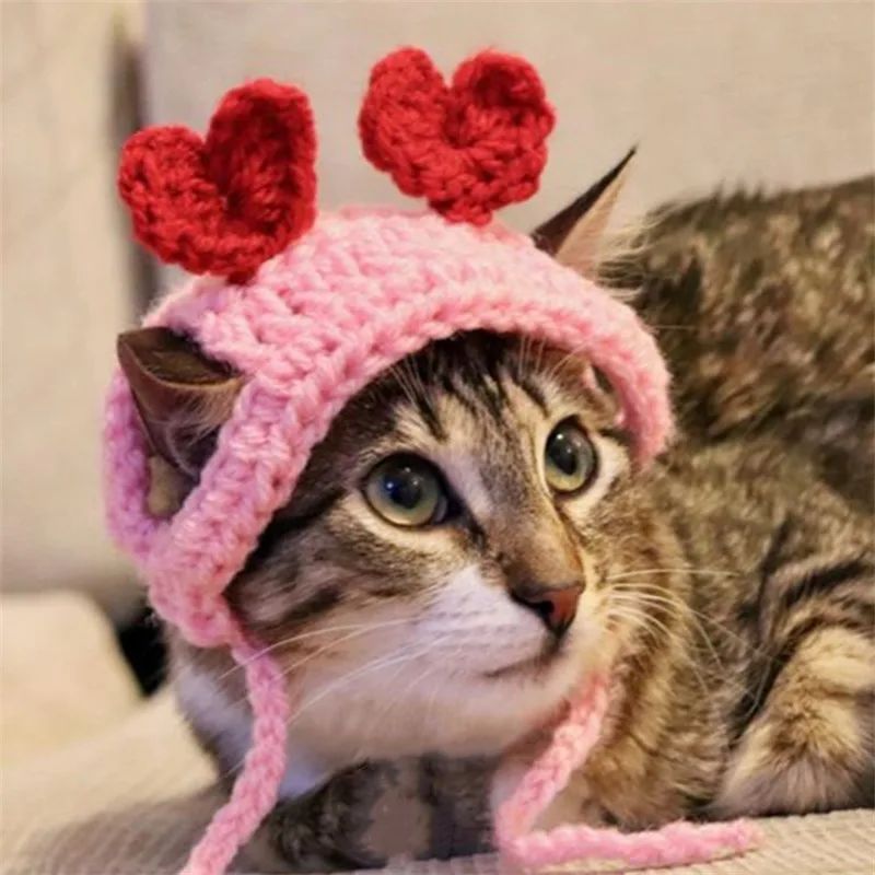 Hand woven Pet Cat Head Cover - Shop at LoveMi