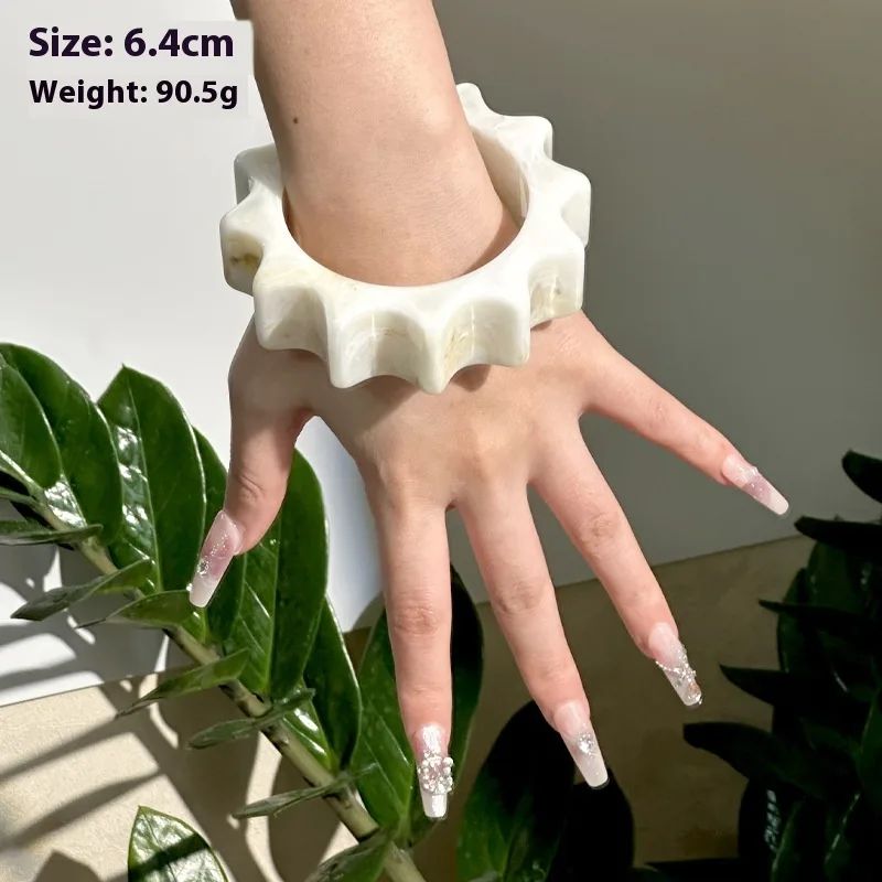 Blooming Irregular Geometric Bracelet Exaggerated - Shop at LoveMi