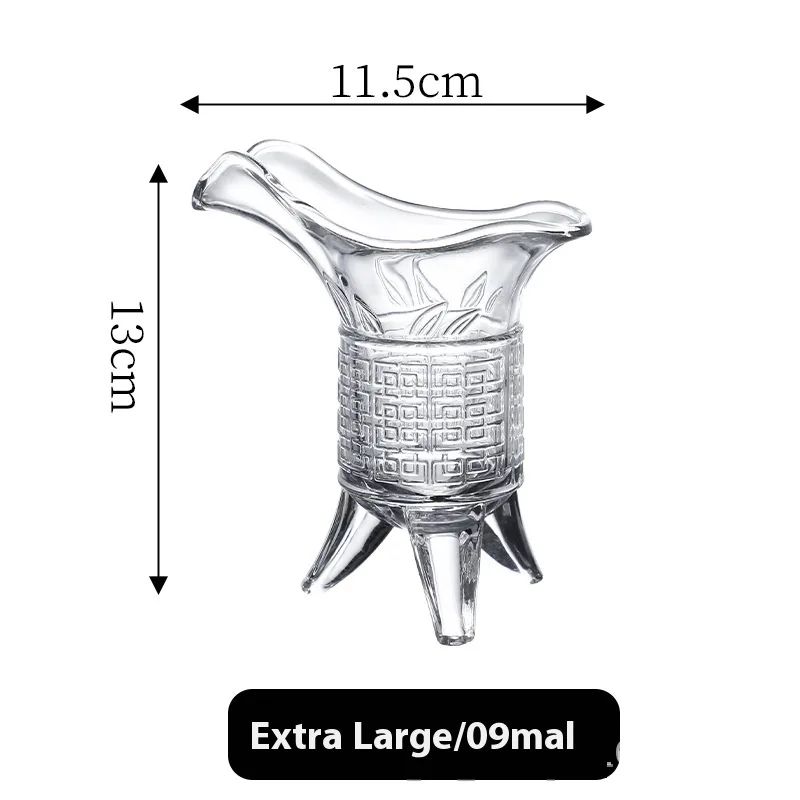 Creative Simple Printing Glass Wine Glass Suit Increase 2Pcs - Shop at LoveMi